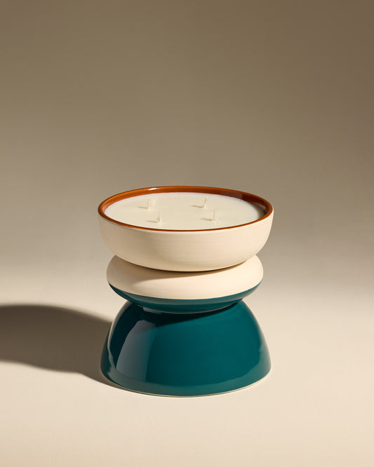 Bougie TamTam Twist - Bleu Sarah