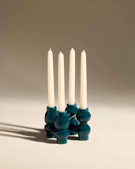 Bougeoir Chouchou - Bleu Sarah