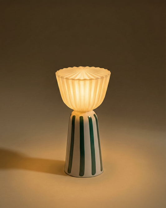 Swiing Lamp - White / Sarah blue