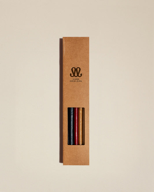 Les bougies fines - Multicolore