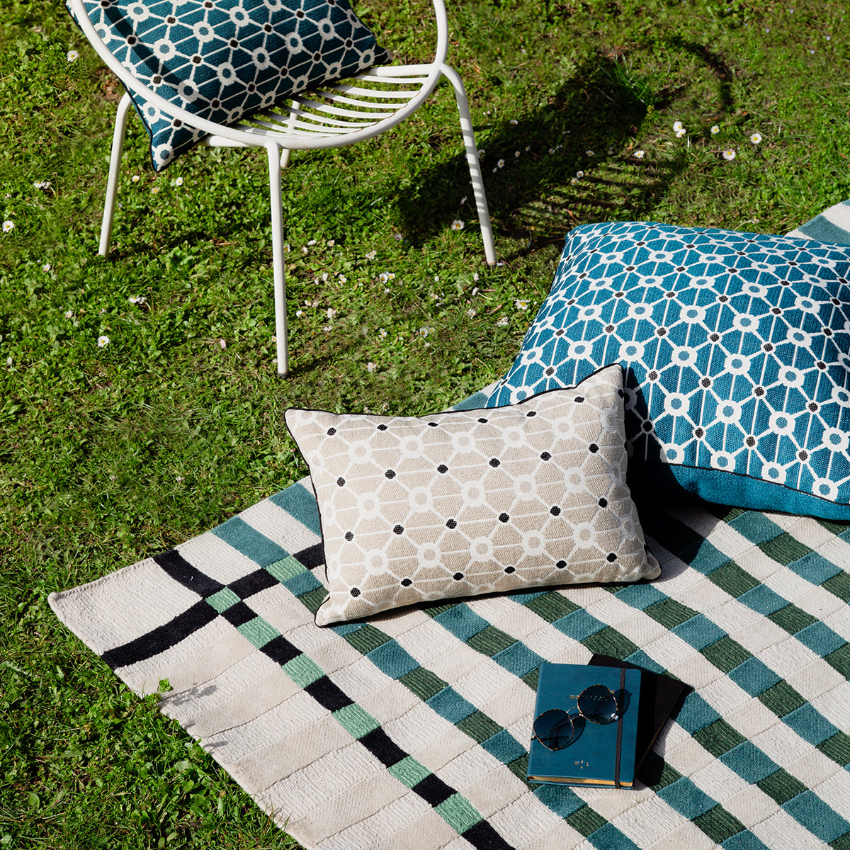Vichy Rug - Sarah Blue