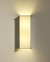 Boxie wall light - Brushed stainless steel