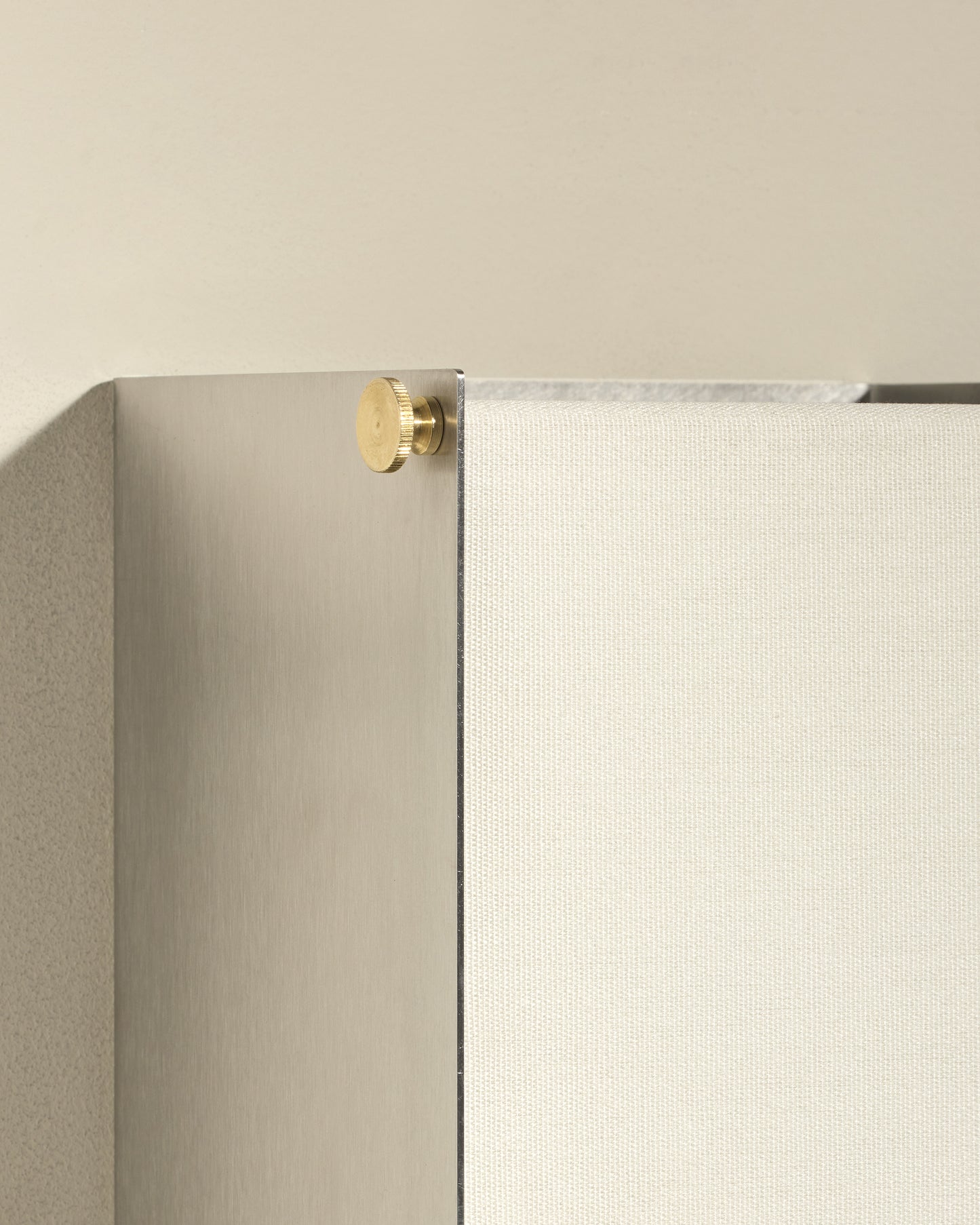 Boxie wall light - Brushed stainless steel