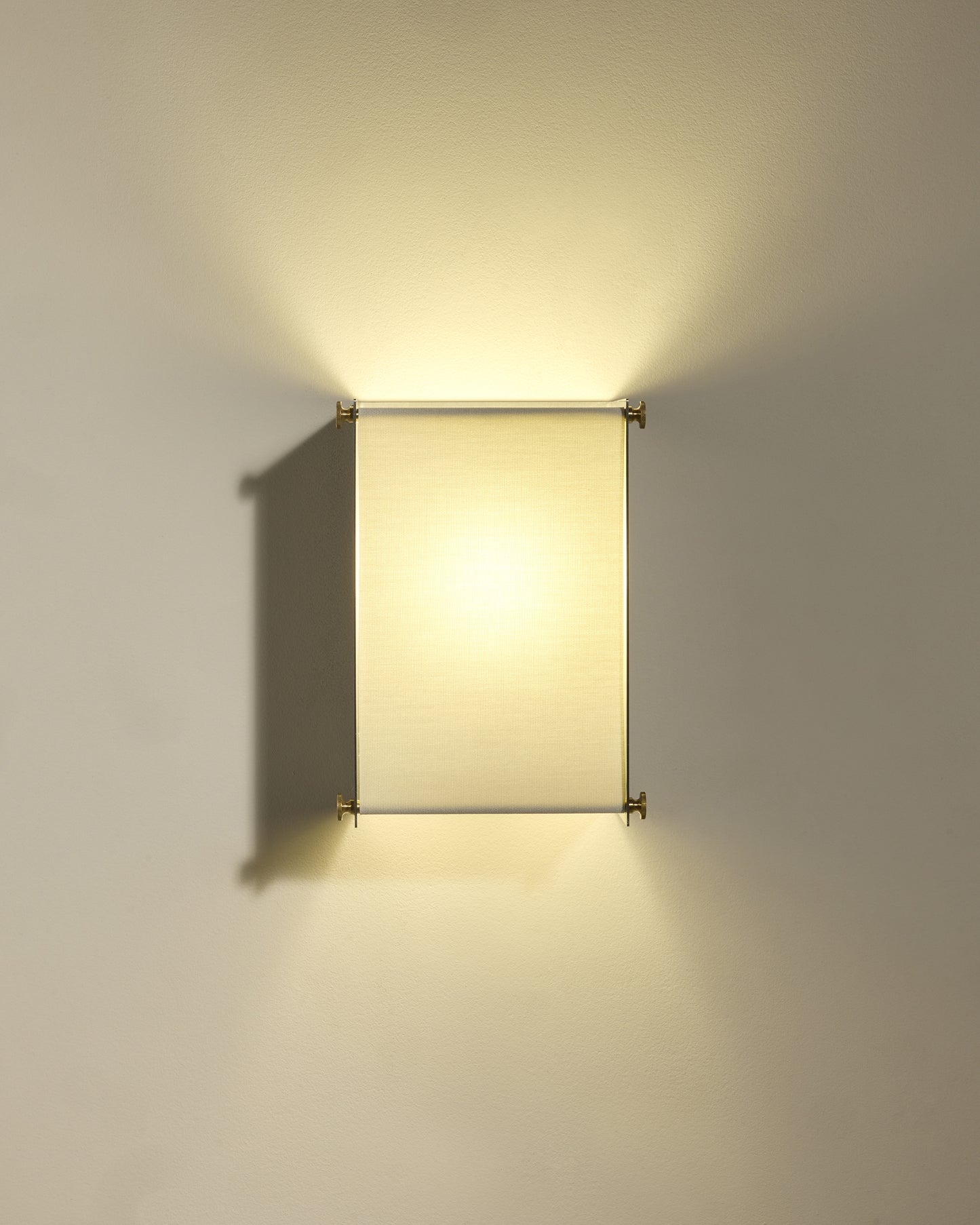 Boxie wall light - Brushed stainless steel