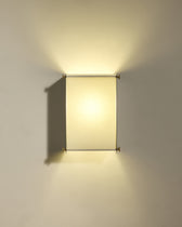 Boxie wall light - Brushed stainless steel