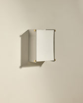 Boxie wall light - Brushed stainless steel