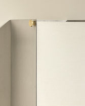 Boxie wall light - Brushed stainless steel