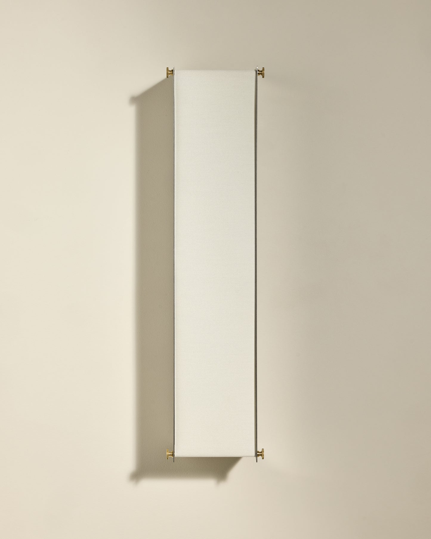 Boxie wall light - Brushed stainless steel