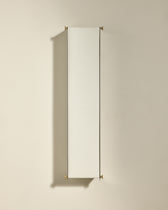 Boxie wall light - Brushed stainless steel