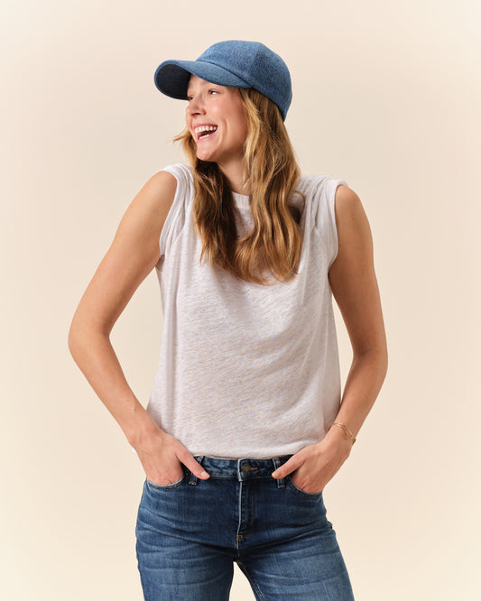 Casquette en denim