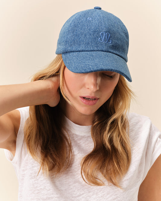 Denim cap