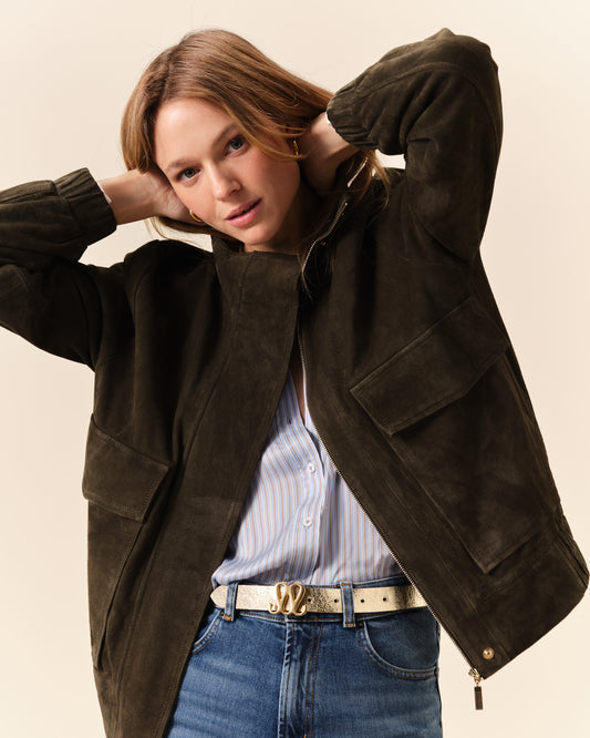 Reversible Monogram Belt - Black