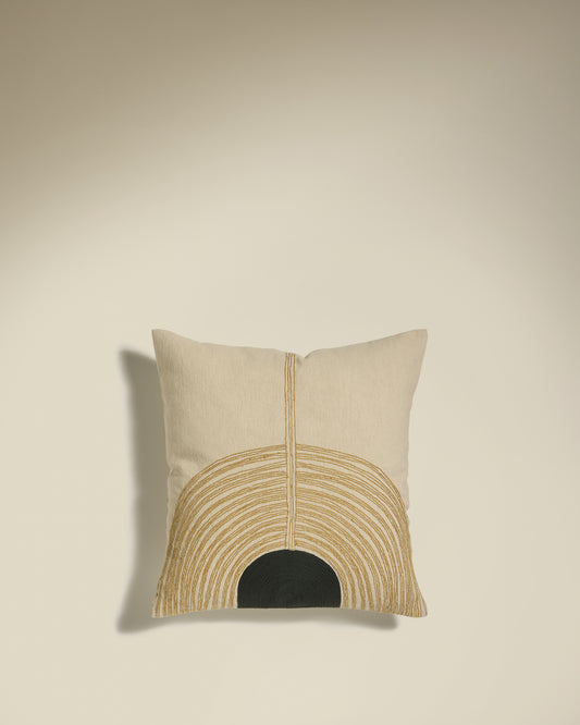 Mirage Cushion - Forest/Ochre