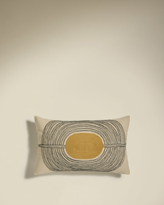 Mirage Cushion - Forest/Ochre