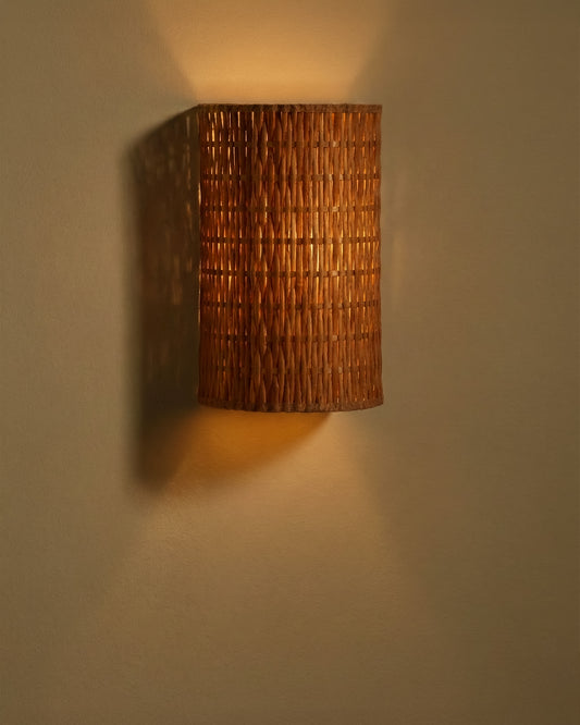 Applique Halo - Naturel design Maison Sarah Lavoine Rotin Rotin  14,4 cm 28 cm 1