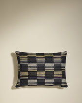 Checkered Cushion - Black