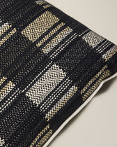 Checkered Cushion - Black