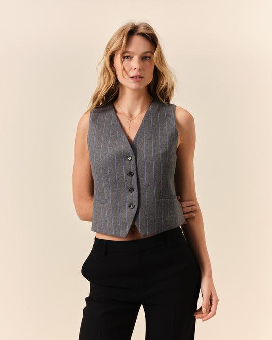 Didot suit vest - Grey