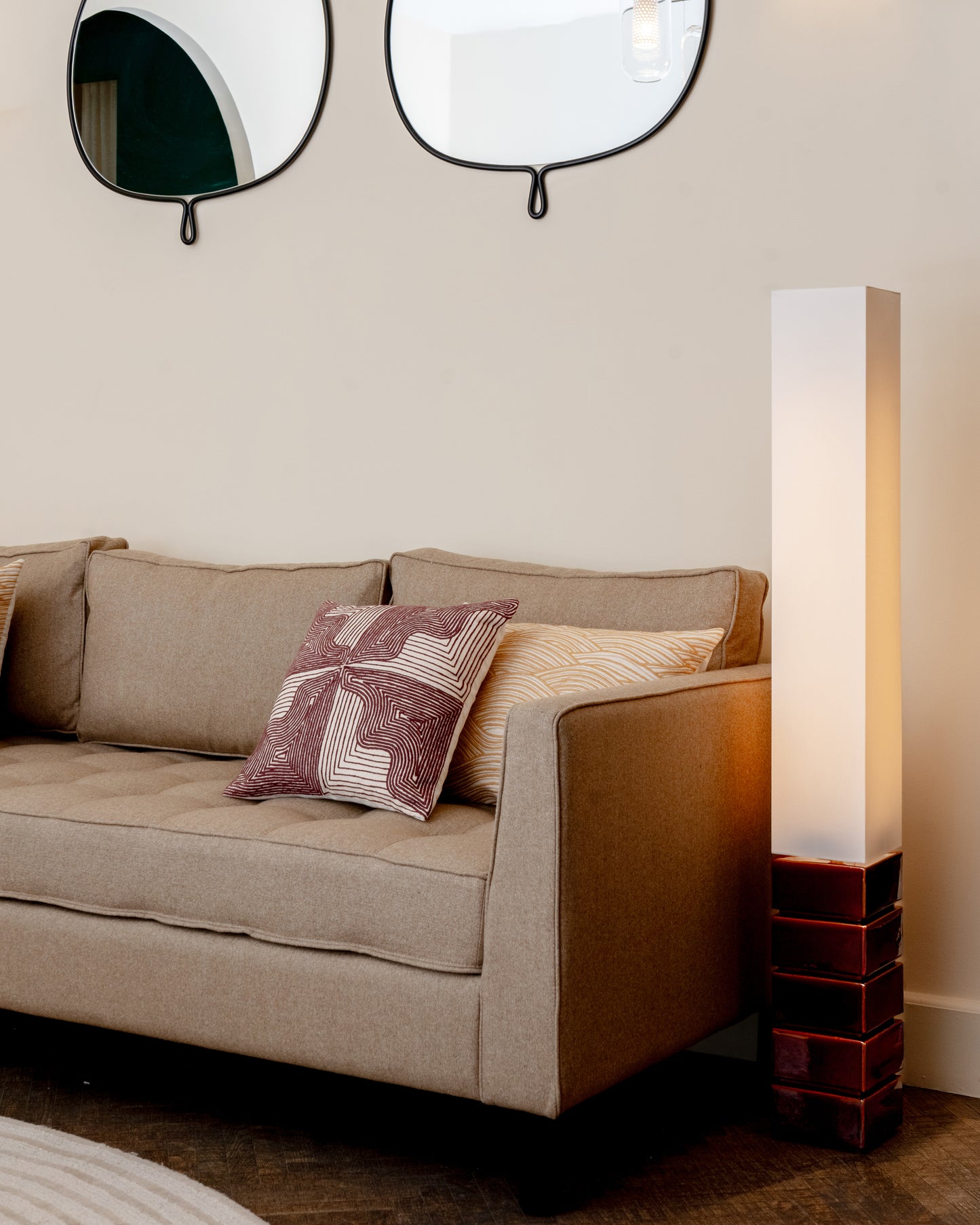 Tower Floor Lamp - Hazelnut