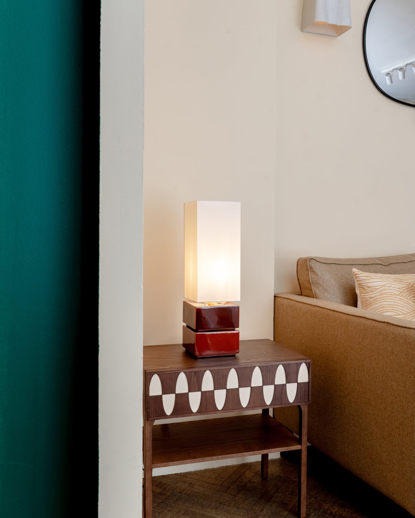Tower Lamp - Hazelnut