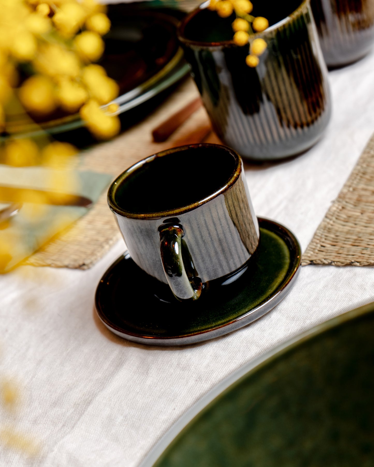 Tasse et soucoupe Tao  - Forêt