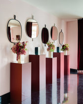 Arpège Mirror - Blackened stainless steel