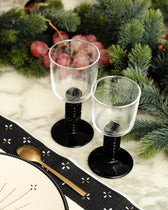 Verre à vin Pause - Noir