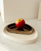 Mars decorative tray - Mordoré