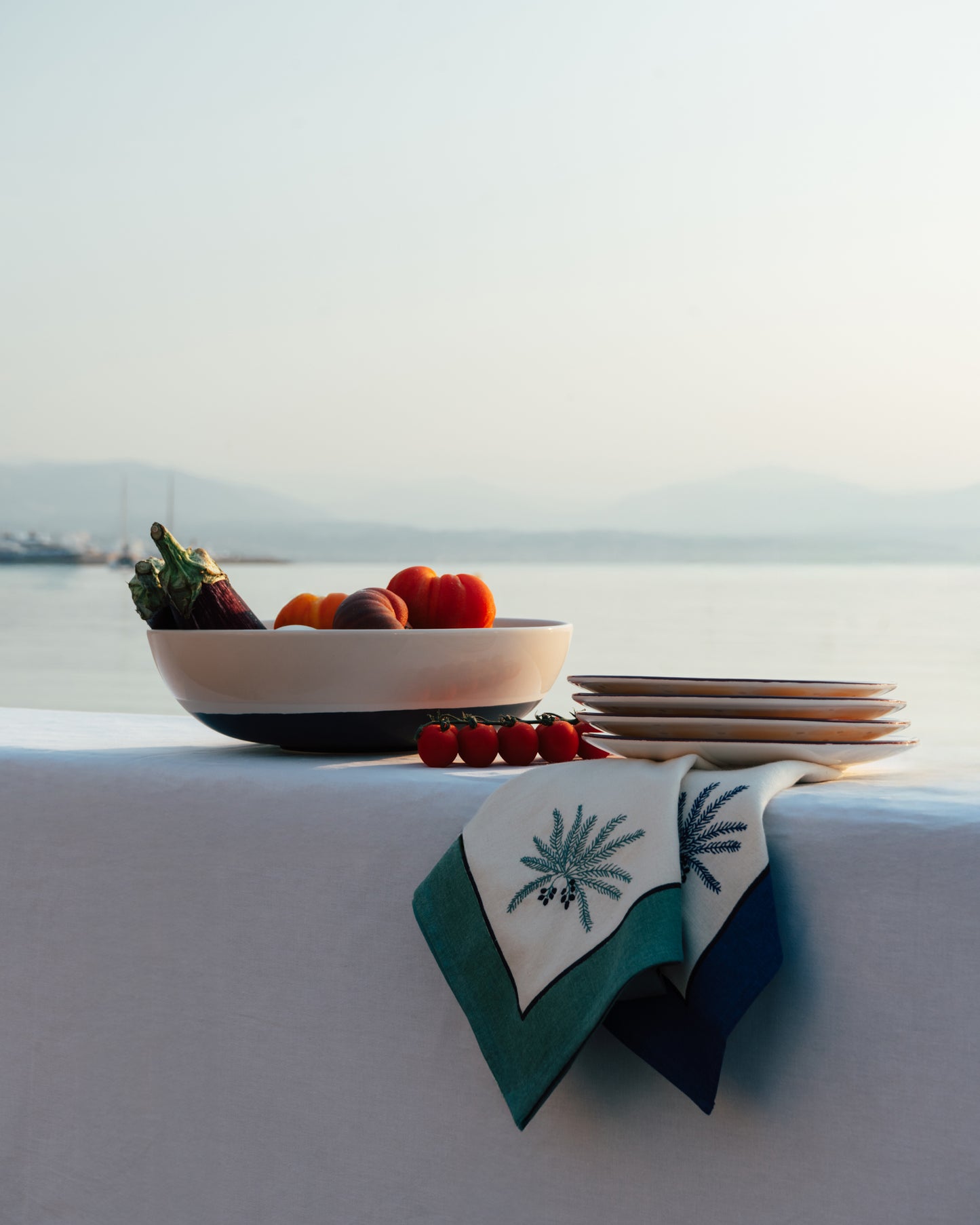 Phoenix Napkin Duo - Outremer