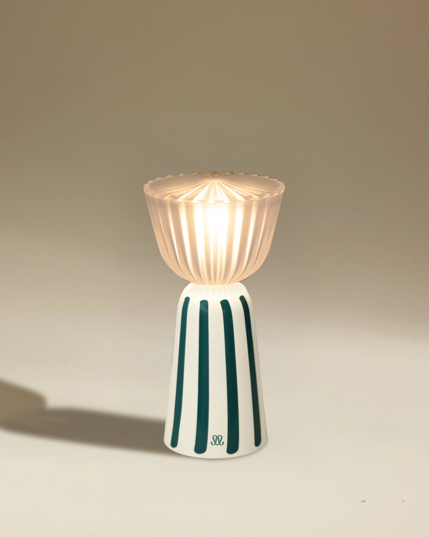 Swiing Lamp - White / Sarah blue