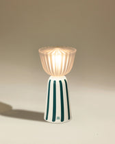 Swiing Lamp - White / Sarah blue