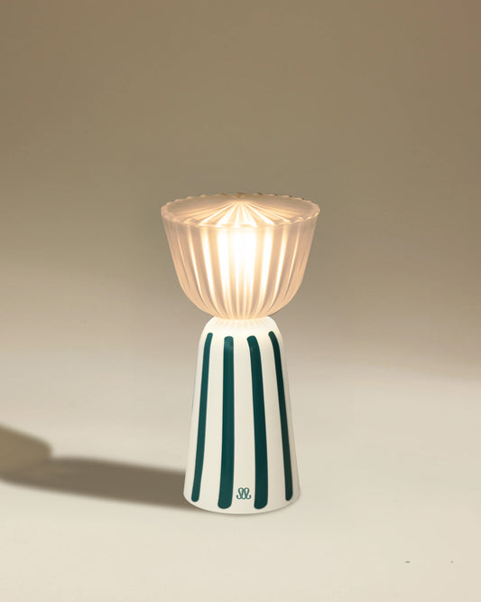 Lampe Swiing - Blanc / Bleu sarah