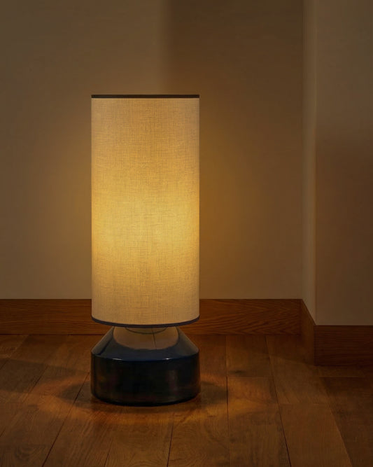 Lampadaire Claude - Bleu Noir design Maison Sarah Lavoine Bleu Noir Céramique 94 cm 1