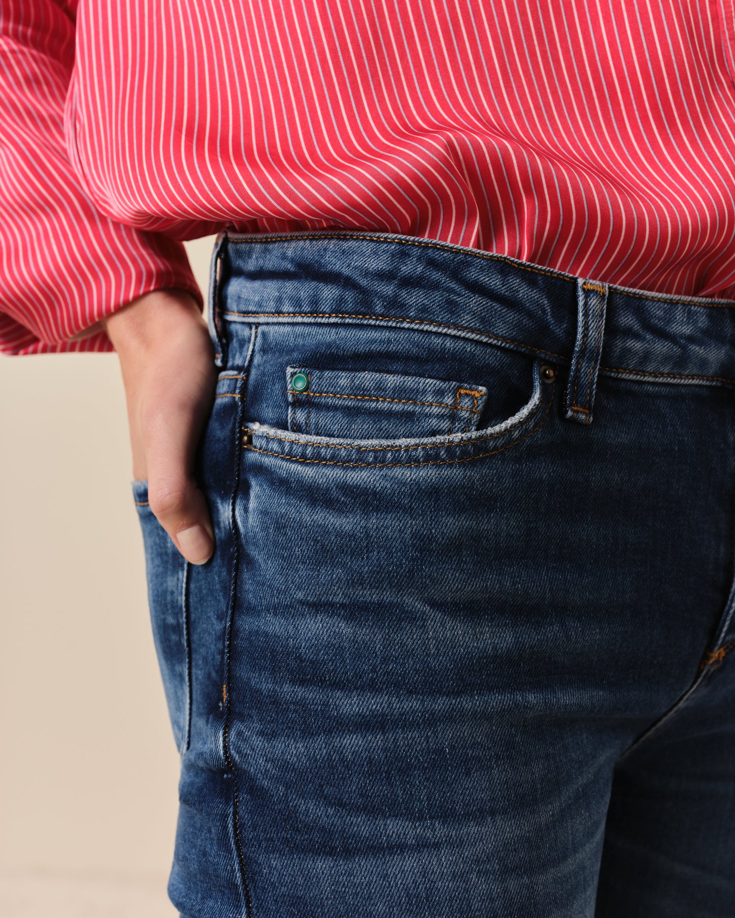 Jean flare John - Dark Blue