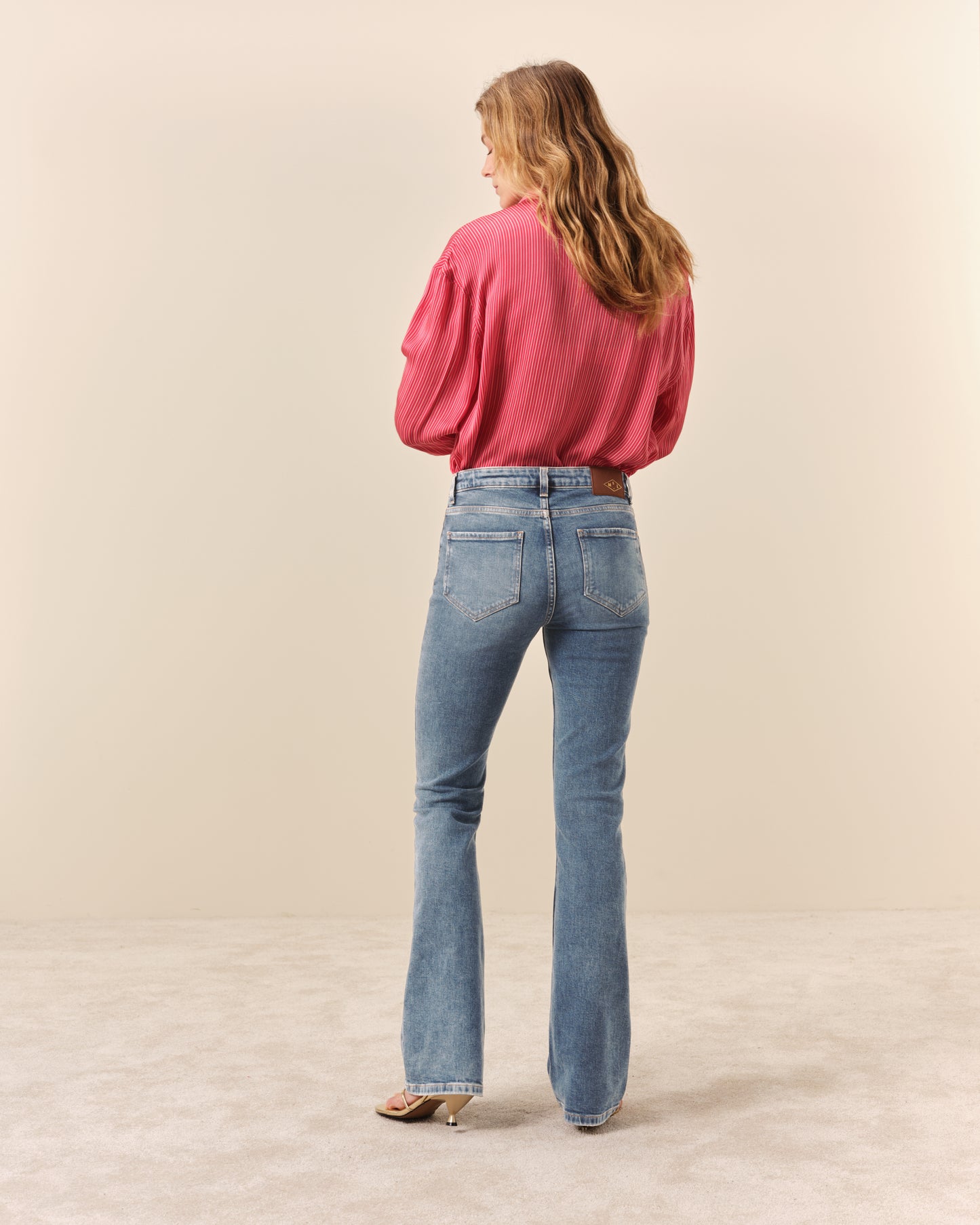 Jean flare John - Light Blue