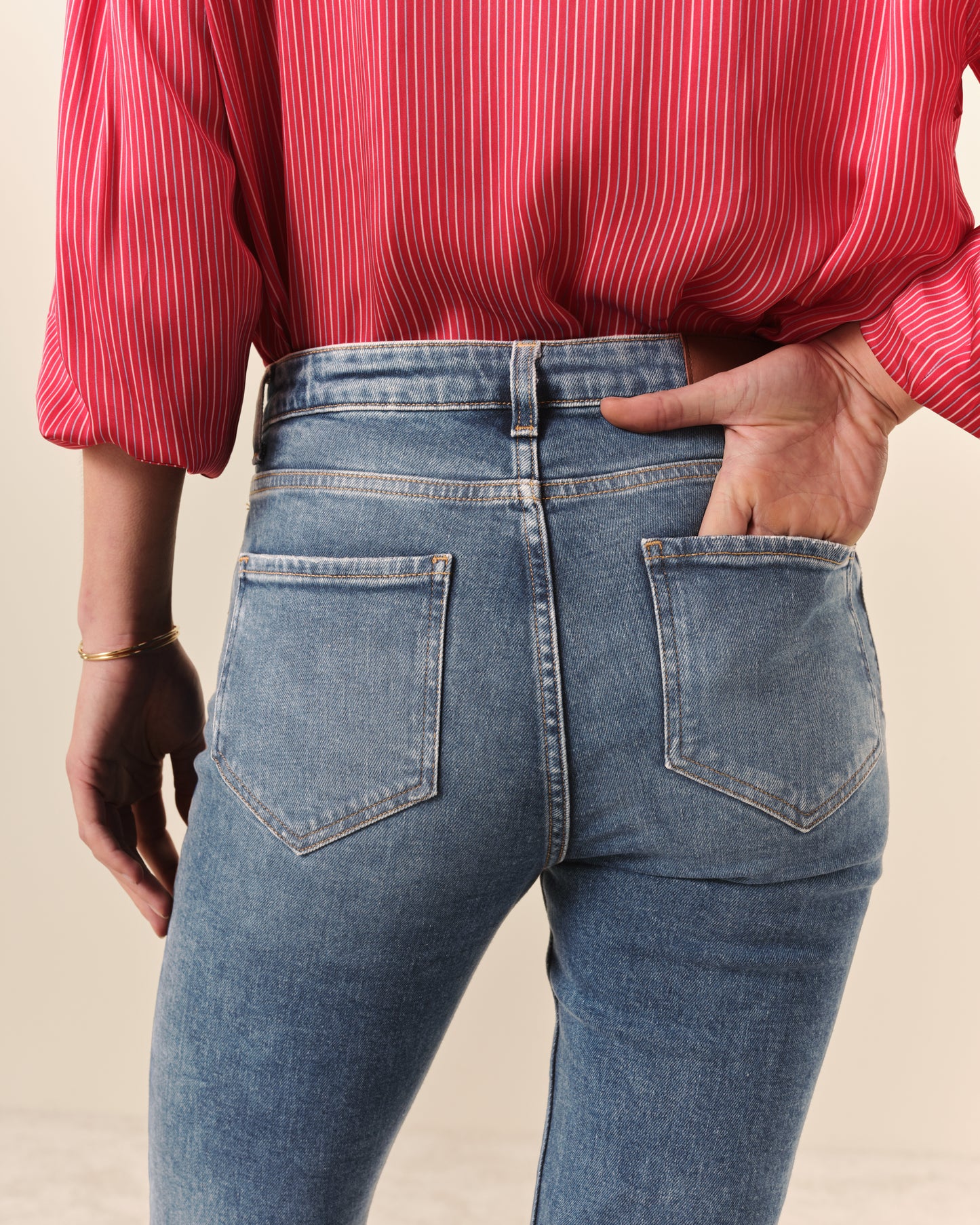 Jean flare John - Light Blue