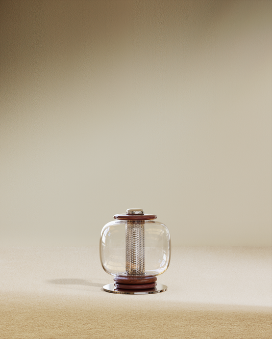 Lampadaire Loulou - Aubergine design Maison Sarah Lavoine Aubergine Verre   1