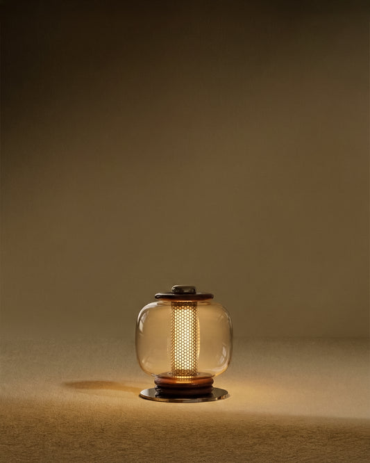 Lampadaire Loulou - Aubergine design Maison Sarah Lavoine Aubergine Verre   1