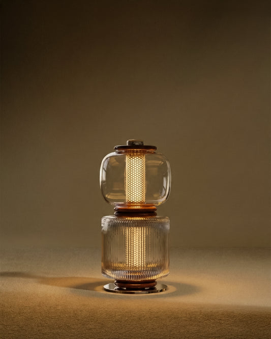 Lampadaire Loulou - Aubergine design Maison Sarah Lavoine Aubergine Verre   1