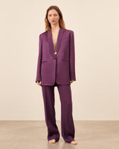 Faubourg Tuxedo Jacket - Dahlia