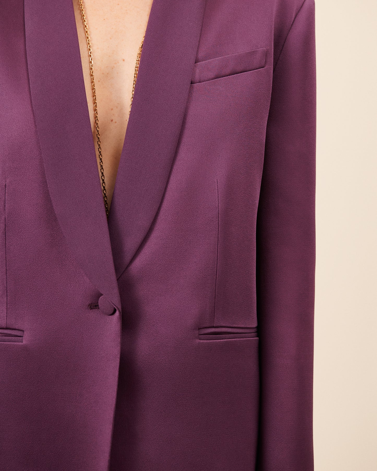 Faubourg Tuxedo Jacket - Dahlia