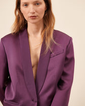 Faubourg Tuxedo Jacket - Dahlia