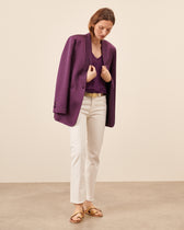 Faubourg Tuxedo Jacket - Dahlia