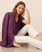 Faubourg Tuxedo Jacket - Dahlia