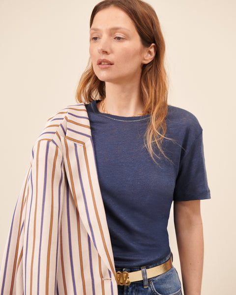 Lina T-shirt - Midnight Blue