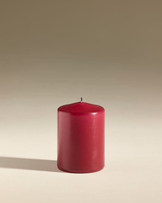 Pillar Candle - Carmine