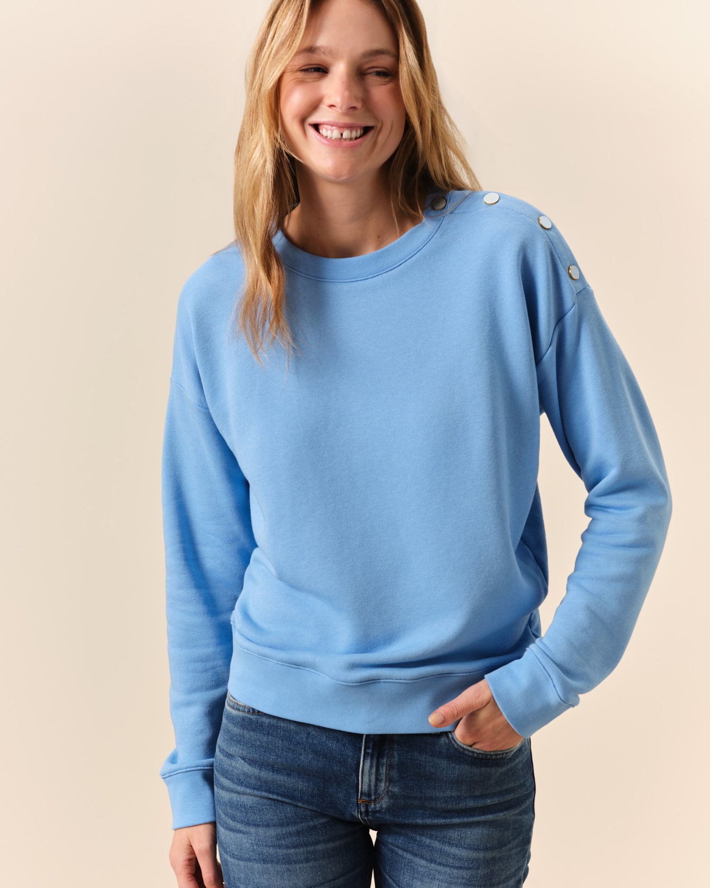 Passy sky blue sweatshirt