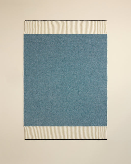 Plaid Sky - Bleu Sarah  Bleu Sarah 1 - Décoration Design