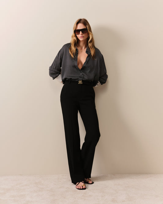 Iena Tuxedo Trousers - Black