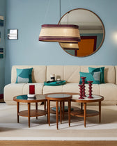 Puzzle Round Coffee Table - Black